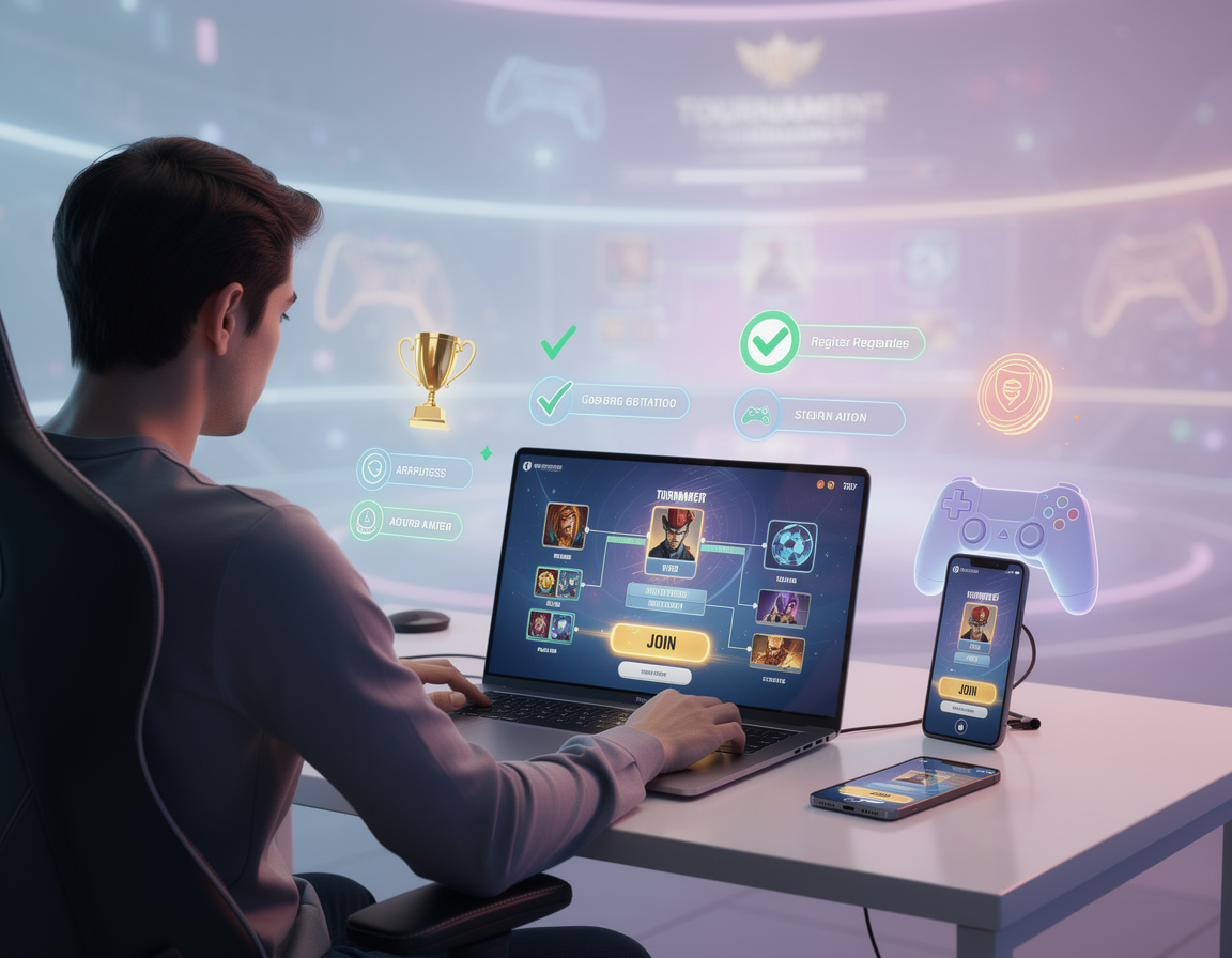 Ilustrasi cara daftar turnamen game online ratu88 untuk turnamen game online ratu88